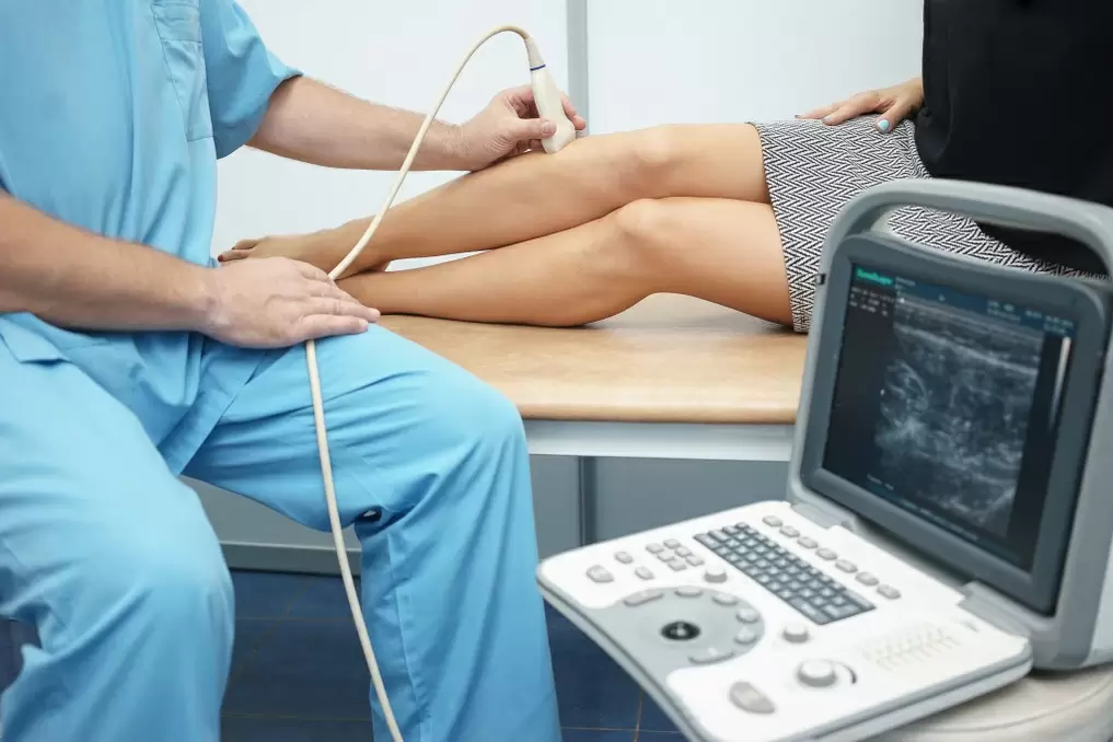 diagnostic échographique des varices dans les jambes